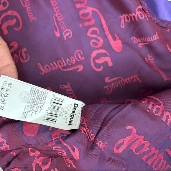 Desigual Size Small Patchwork Jacket - Euro Size 40 - Picture 6 of 8